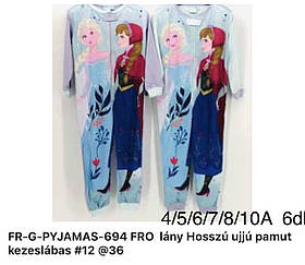 Піжама для дівчат оптом Disney, 4-10 рр., № FR-G-PYJAMAS-694