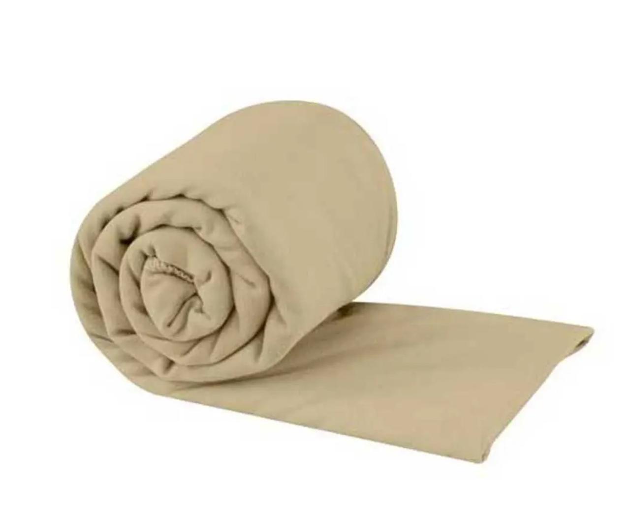 Рушник туристичний мікрофібра 100х50 бежевий Pocket Towel від Sea To Summit,, фото 1