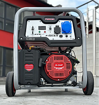 Бензиновий генератор Fisker FSGG7883CE 8.3 кВт силова розетка (електростартер) 25 л, фото 4