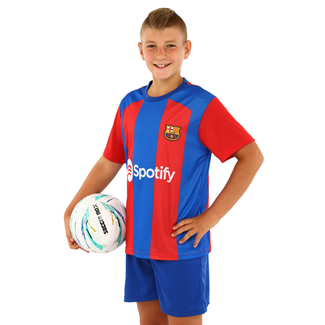 Форма футбольна дитяча BARCELONA домашня 2024 SP-Sport CO-7181 ріст 155-165 см, фото 1