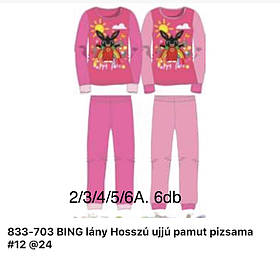 Піжама для дівчат оптом Disney, 2-6 рр., № 833-703