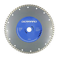 Диск алмазний по бетону Turbo - 230x22.23мм (GERRARD)