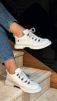 Білі жіночі кросівки екошкіра 39