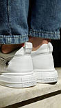 Білі жіночі кросівки екошкіра 39, фото 5