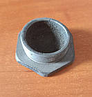 Заглушка радіатора опалення чавунна ду32 глуха зовнішня ліва різьба 1 1/4"