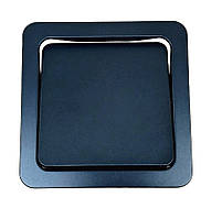 Система під відро для сміття колір чорний 230мм квадратне в стільницю люк обертається з нержавіючої сталі врізне