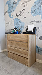 Комод "Еко" з натурального дерева ясена