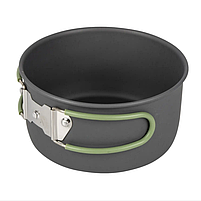 Набір Кемпингового Посуду Bo-Camp Explorer 4 Pieces 19 Hard Anodized Grey/Green (2200241) Туристичний Посуд, фото 9