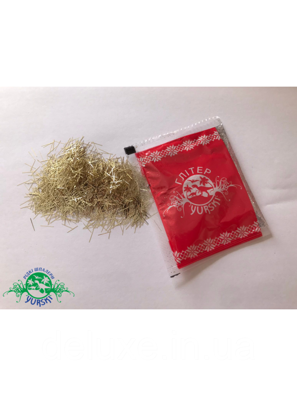 Блистки золото смужка, 1см, 10г