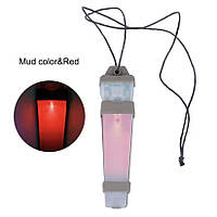 Тактичний маячок E-Lite Soft IR на липучці силіконовий койот для шолома ТОР Fast