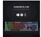 Клавіатура GamePro MK105 Black Switch Red (MK105R) (ENG/UKR/RU), фото 3