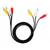 Кабель мультимедійний Vinga 3RCA to 3RCA 1.8 м (VCP3RCA1.8), фото 4
