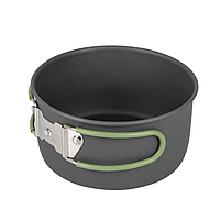 Набір Кемпингового Посуду Bo-Camp Explorer 4 Pieces Hard Anodized Grey/Green (2200244) Туристичний Посуд, фото 7