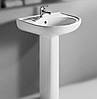 Комплект раковина + ніжка RAK Ceramics Cynthia Wash Basin (57 см) Білий, фото 2