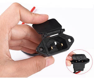 Роз'єм для заряджання акумулятора електровелосипеда