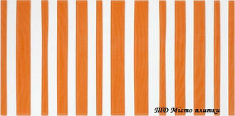 Pamesa Agatha 2-Lineas Naranja 25x50