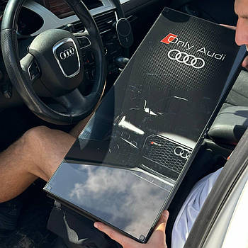 Нарди зі скла AUDI 61×27×5см