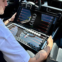 Нарди зі скла AUDI 61×27×5см, фото 2