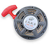 Стартер посилений генератора мотоблока мотопомпи 168F 170F GX160 GX200 6,5кс 7кс, фото 8