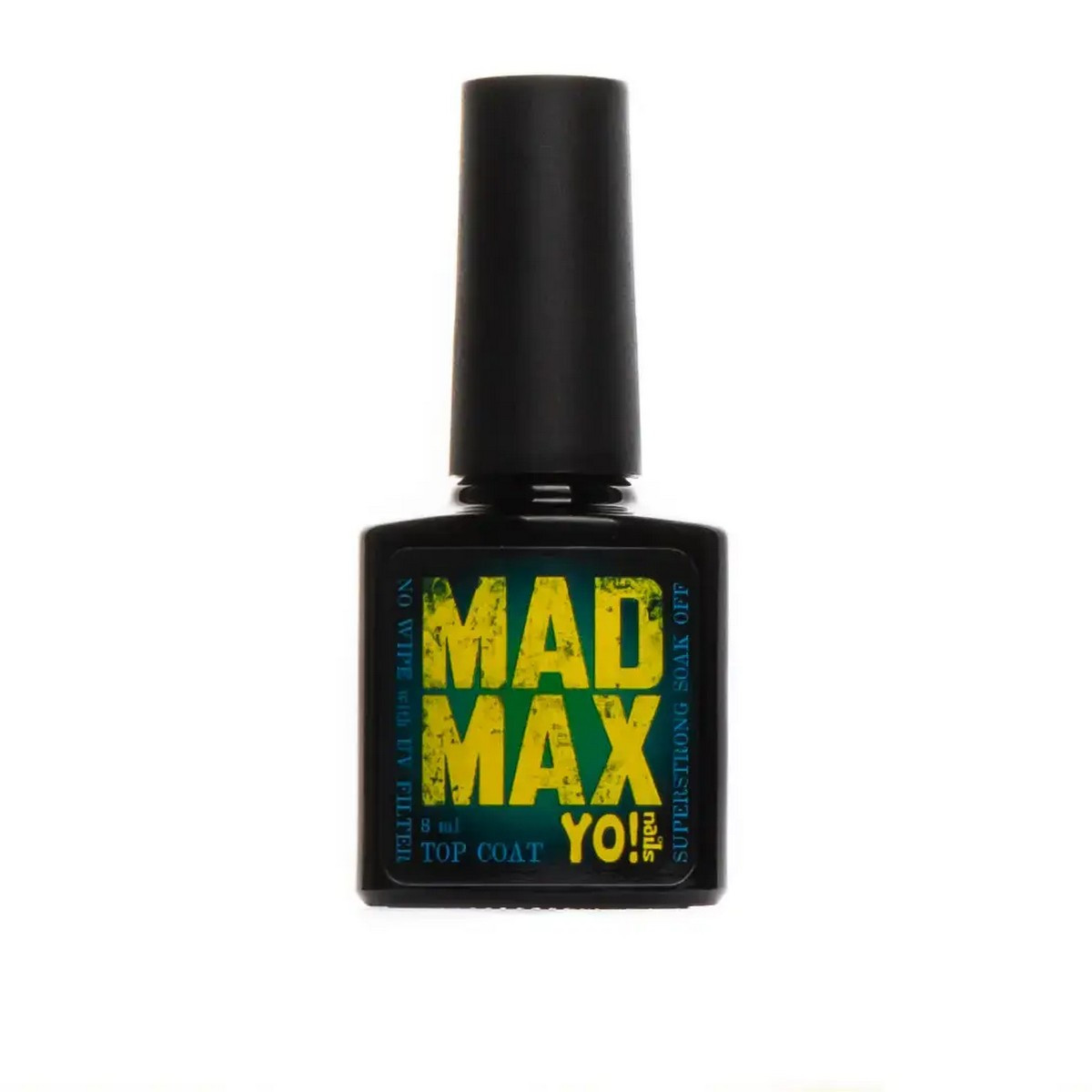 Топове покриття з УФ-фільтром YO!Nails MAD MAX, 8 мл