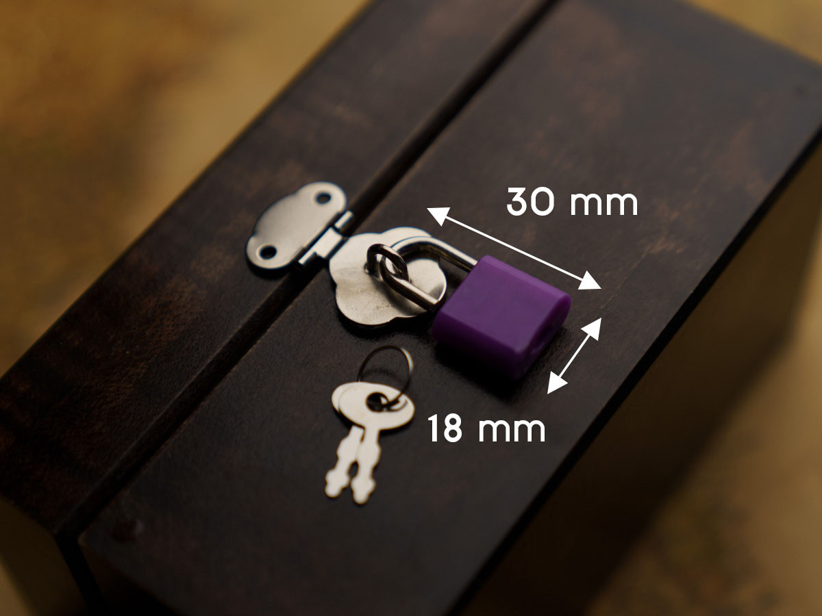 Колодки маленькі. Колір фіолетовий. 30х18мм, фото 1