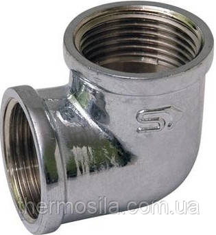 Коліно в/в хром Slovarm 3/4" (КЕ-505Cr)