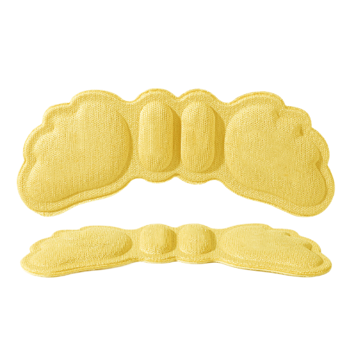 Вставки під п'яти у взуття від натирання бежеві 4мм. Вкладиші метелика для взуття від натоптишів та мозолів, фото 1