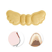 Вставки під п'яти у взуття від натирання бежеві 4мм. Вкладиші метелика для взуття від натоптишів та мозолів, фото 8