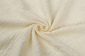 Відріз мусліну жатки МУШКИ Айворі 37х135 см