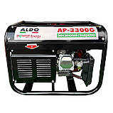 Генератор бензиновий 3.3кВт Aldo AP-3300G Медапаратура, фото 4