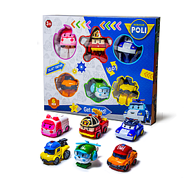 Набір (6в1) Трансформерів Robocar Poli з мультфільму (LB105)