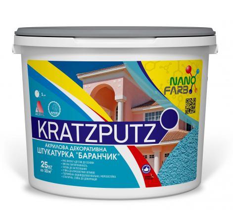 Акрилова декоративна штукатурка Kratzputz "Барашок" K 2.0 Nano farb 25 кг