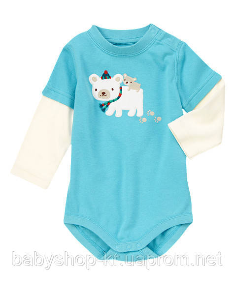 Новорічний боді Gymboree (США) 3-6міс, 6-12мес, 12-18міс
