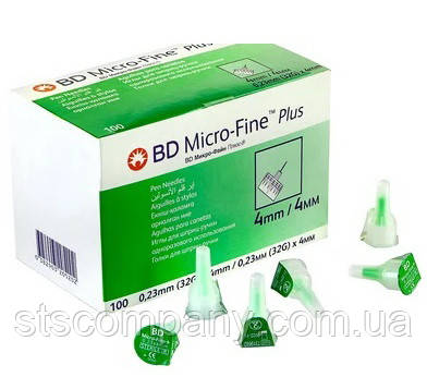 Голка BD Micro-Fine+ «МікроФайн» 4 мм 1 шт.