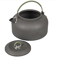 Кемпинговий Чайник Bo-Camp Hard Anodized 1.4L Anthracite / Green (2200410) Туристичний Посуд, фото 4