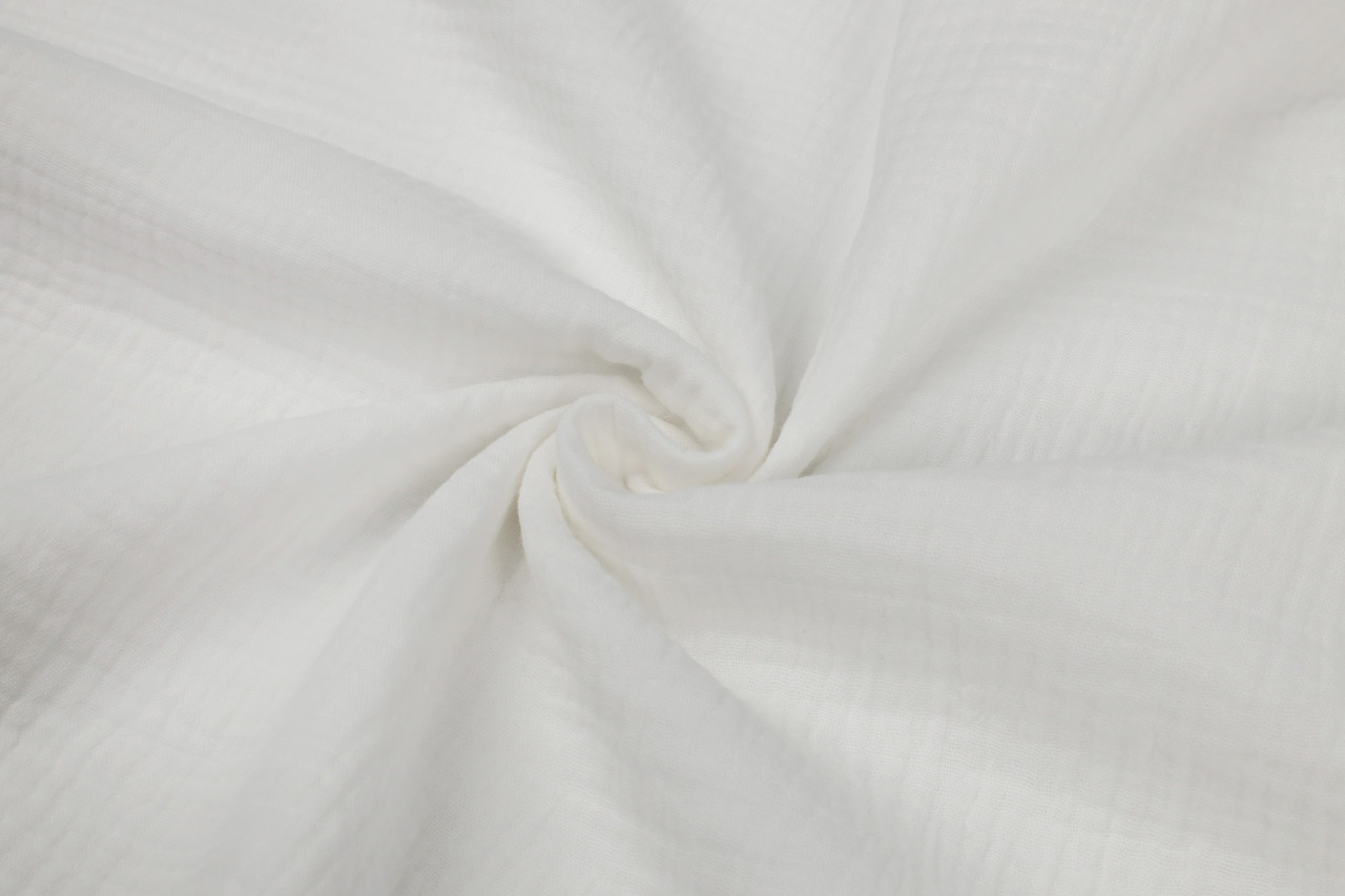 Відріз мусліну жатки Молочний 28х135 см, фото 1