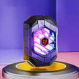 Кулер для телефона смартфона охолодження Sarafox X65 ICESHARK радіатор з ефектом Пельтьє c RGB підсвічуванням, фото 6