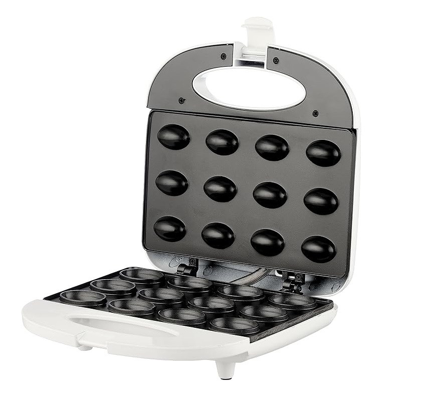 Горішниця електрична Sokany 750 Вт на 6 горішків антипригарне покриття, вафельниця пристрій для випічки побутова, фото 1