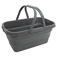 Кемпинговий Кошик Bo-Camp Foldable Box With table Top 17L Grey (6303695) Туристичний Посуд, фото 3