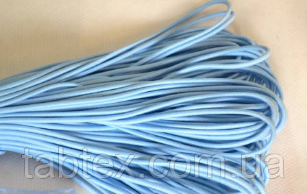 Гумка капелюшна /канат блакитна 50ярд китай, фото 1