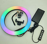 Кільцева LED лампа RGB MJ26 (1 кріплення) (управління на дроті), фото 4