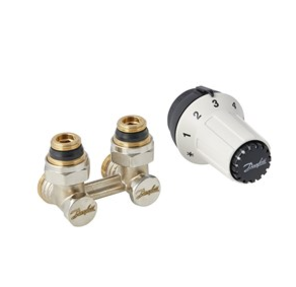 Комплект радіаторний Danfoss RAS-CK+RLV-KS 1/2 кутовий