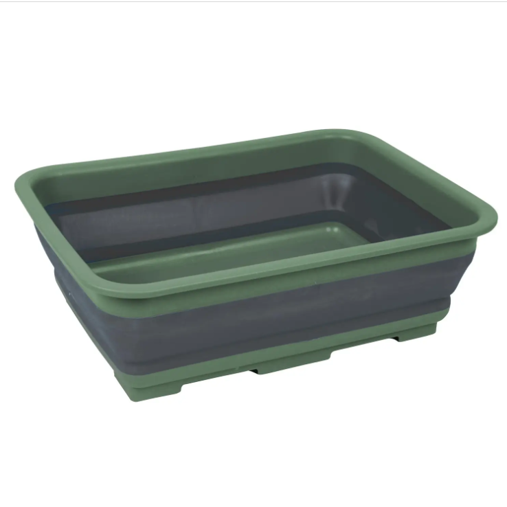 Кладаний Таз Bo-Camp Washing Bowl Collapsible 7L Grey/Green (6303690) Туристичний Посуд