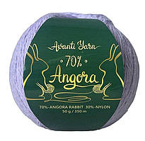 Avanti Yarn ANGORA 70 (Аванті Ярн Ангора 70) № 917 ліловий (Пряжа ангора, нитки для в'язання)