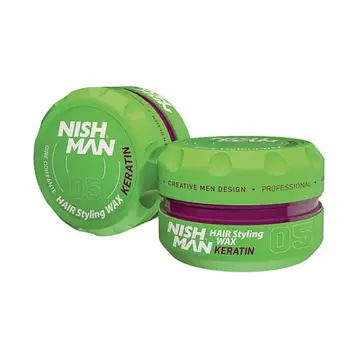 Віск для укладання волосся Nishman Hair Styling Wax Keratine 05, 30 мл (10704107)