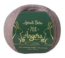 Avanti Yarn ANGORA 70 (Аванті Ярн Ангора 70) № 934 світло-коричневий (Пряжа ангора, нитки для в'язання)