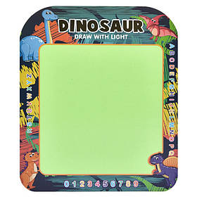 Дошка для малювання світлом Bambi CQ150-4-5(Dinosaur) маркера 4 шт, Toyman