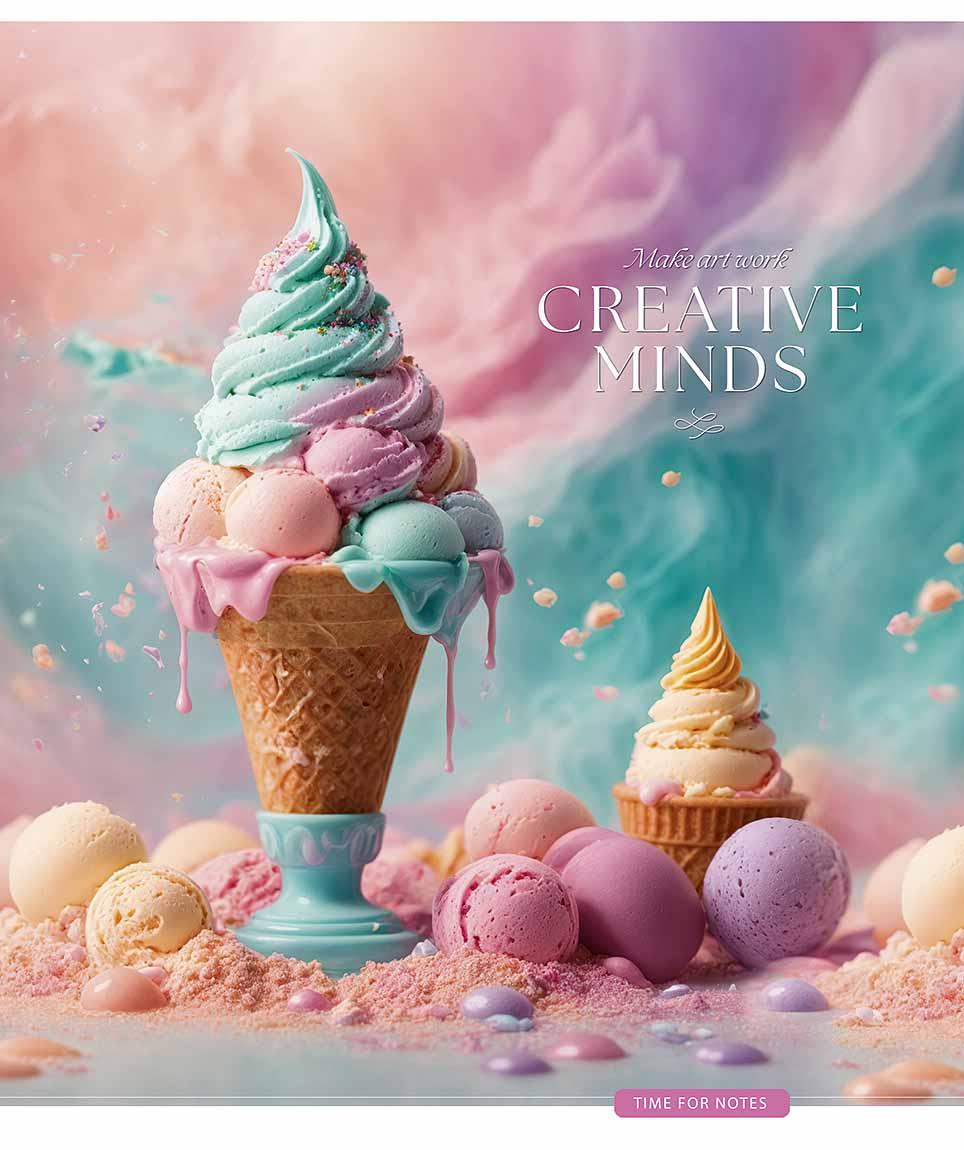 Зошит 48арк. кліт. Star "Creative minds" Уф лак No048-3397K(10)(100)