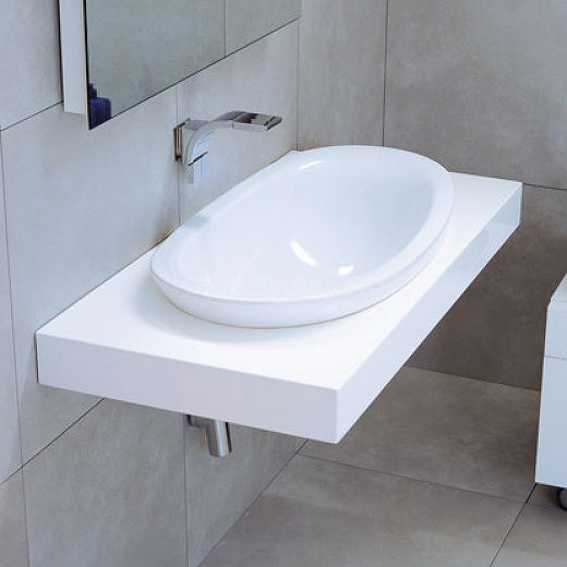 врізні умивальники в стільницю