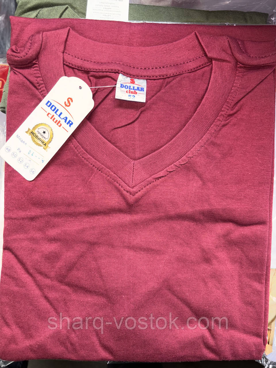 Футболка мисок однотонна (бордова), фото 1